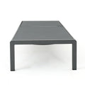 Cape Coral Kd Chaise Lounge Grey Gray Mesh