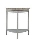 Justino Natural Oak & Gray Finish Console Table Gray,Oak Synthetic Wood