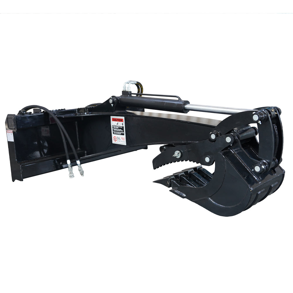 Skid Steer Attachmnets Backhoe Digger Bucket Black Iron