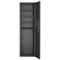 Didital Touch Panel In Wall Safe,Hidden Wall Safe For Rifles And Pistols With Adjustable Shelves,Assembled Storege Safe For Firearm And Valuables Black Digital Black Steel