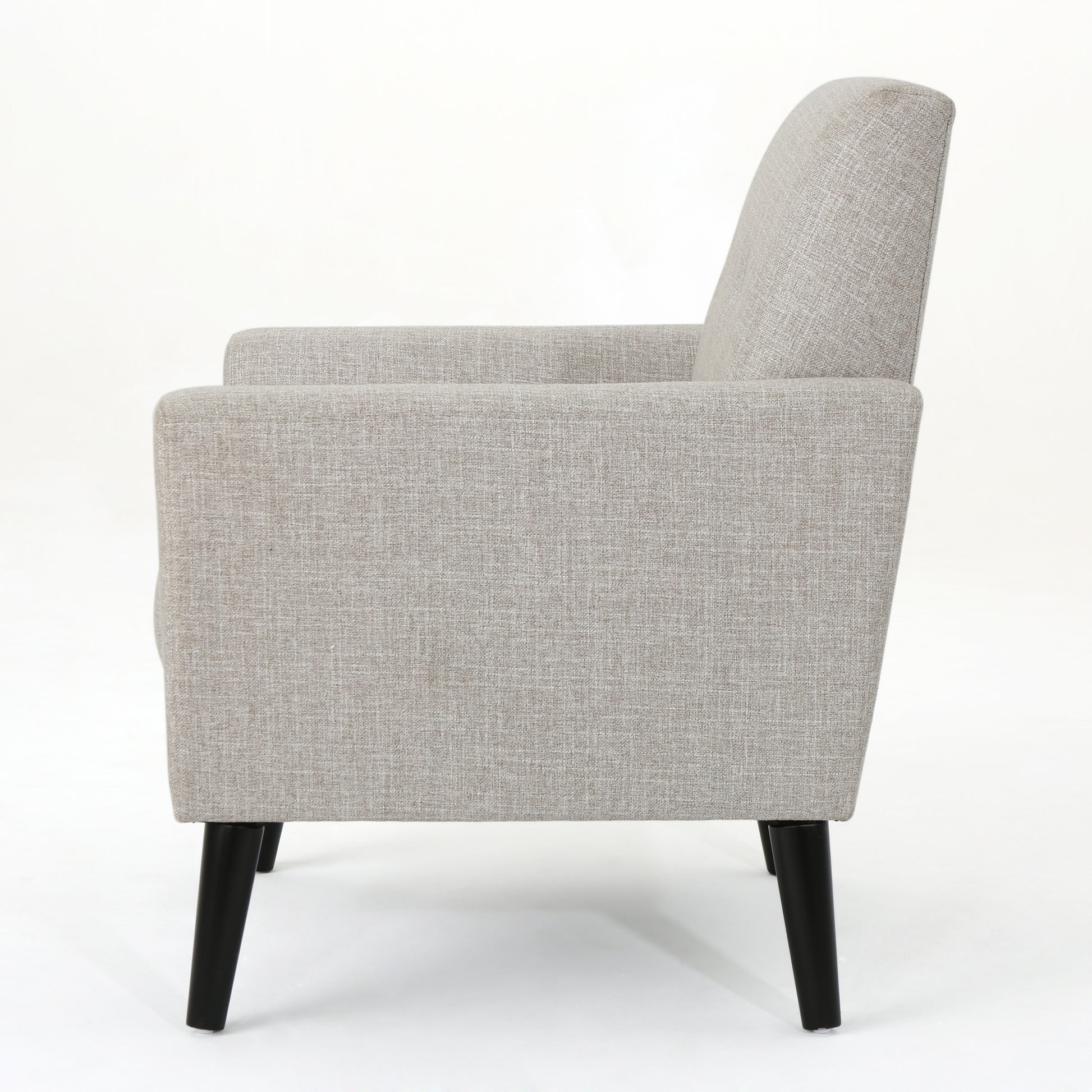 Club Chair Beige Fabric