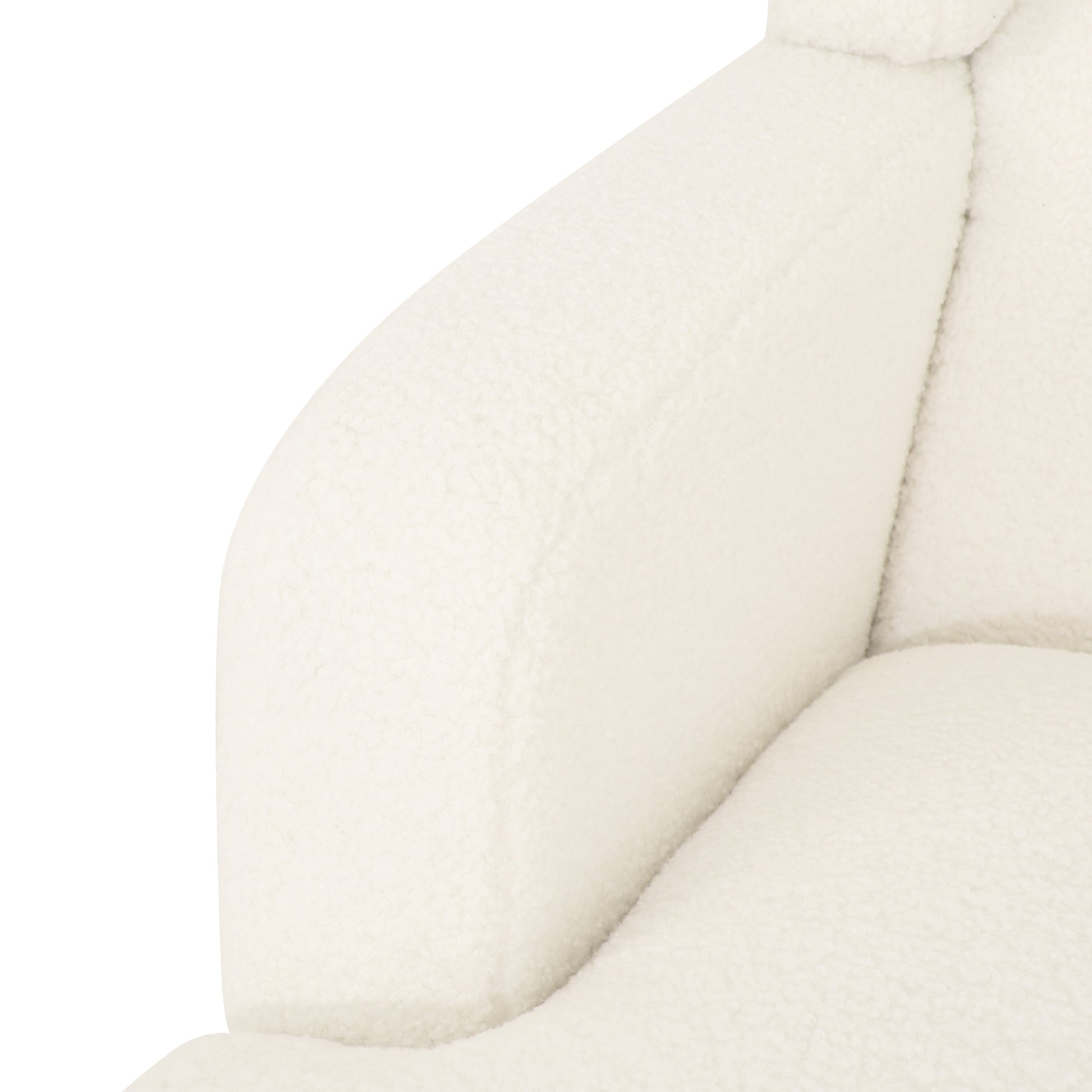 Upholstered Accent Chair Tufted Armchair For Living Room And Bedroom, Beige Beige Birch Foam Teddy