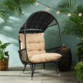 Malia Standing Basket Brown Fabric