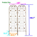 2 Pack Metal Garden Trellis 86.7