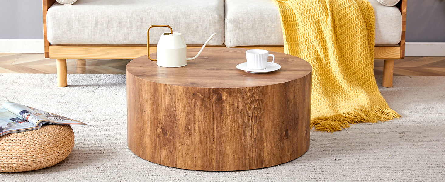 The Cylindrical Table With Its Patterned Design Can Be Easily Integrated Into A Variety Of Interior Styles, From Coffee Tables To Small Dining Tables, Workbenches Or Makeshift Writing Desks. Wood Mdf