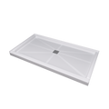 Glasstone Shower Base Smc Solid White Finish 6034 White Bathroom Stainless Steel