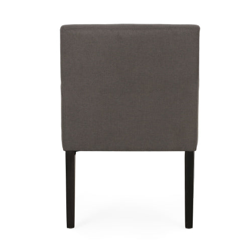 Arm Chair Dark Grey Fabric