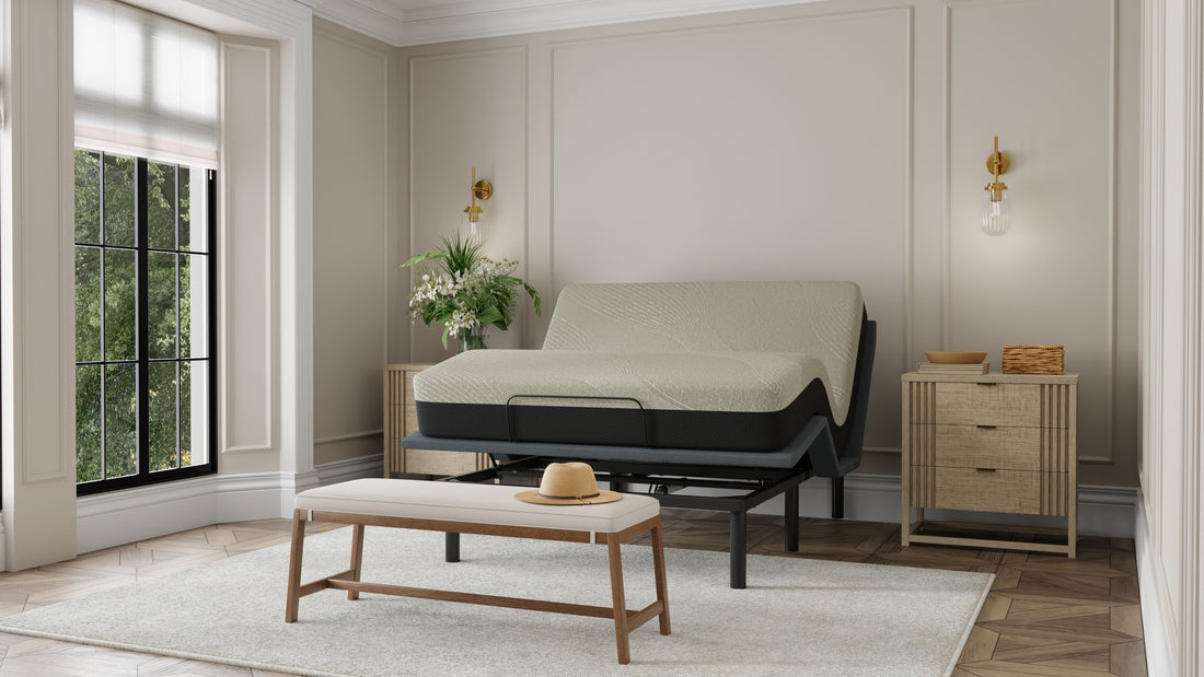 Gel Comfort 12" King Soft Mattress Black Gray Foam King