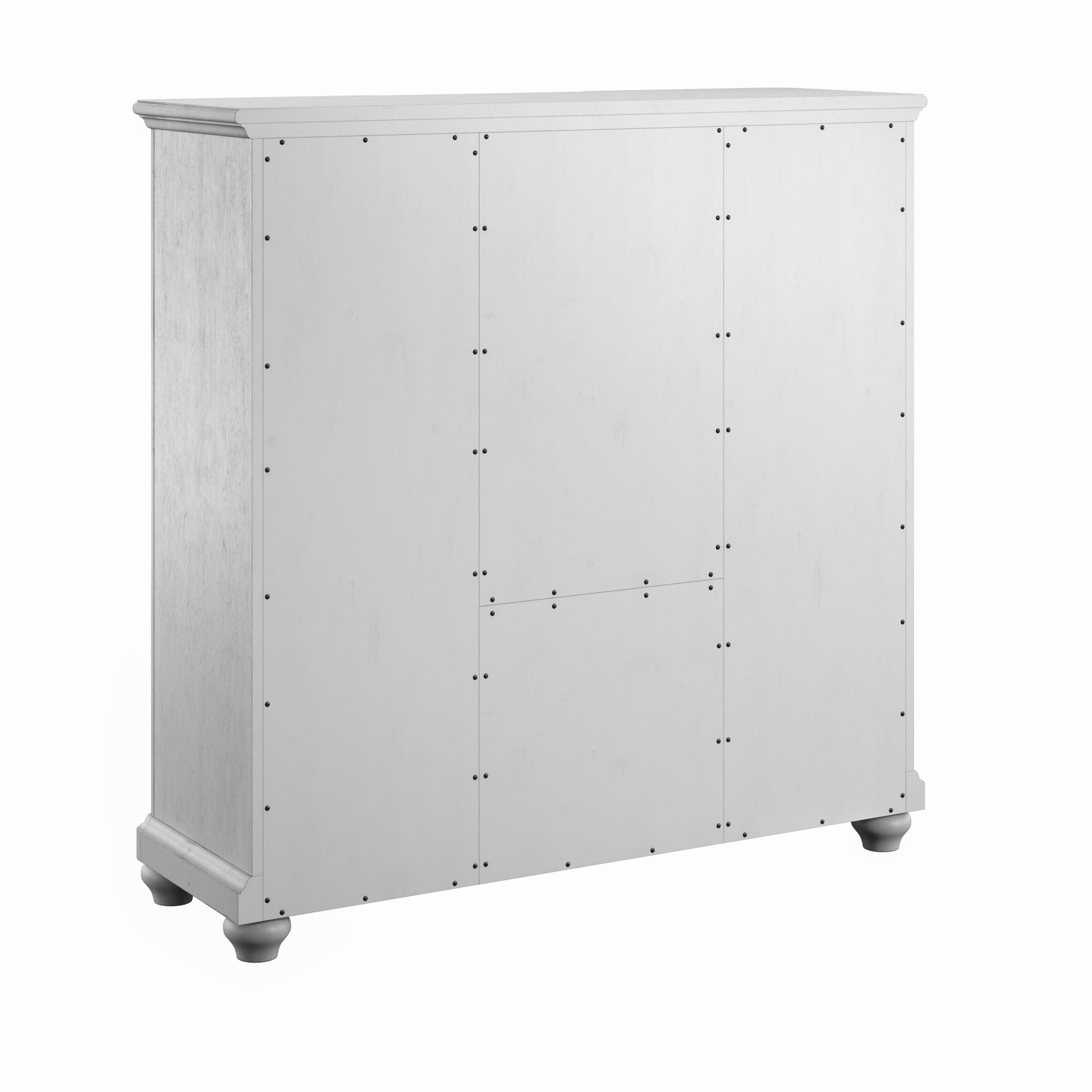 Mariano Gray 12 Drawer Master Chest With Cabinet Gray Solid Wood