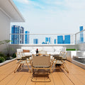 Plastic Interlocking Deck Tiles, 44 Pack Terrace Deck Tiles, 12