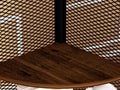 Corner Shelf With Doors, 65