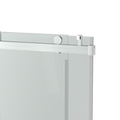 Top Rail Only, Stainless Steel Top Track With Buffer For Shower Door, 24D01P02 60Chx Chrome Stainless Steel