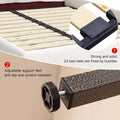 King Size Upholstered Platform Bed With Special Shaped Velvet Headboard, Metal & Solid Wood Frame,Black Box Spring Not Required King Black Pine Velvet Velvet