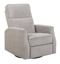 Tavor Tan Swivel Gliding Recliner Tan Foam Engineered Wood