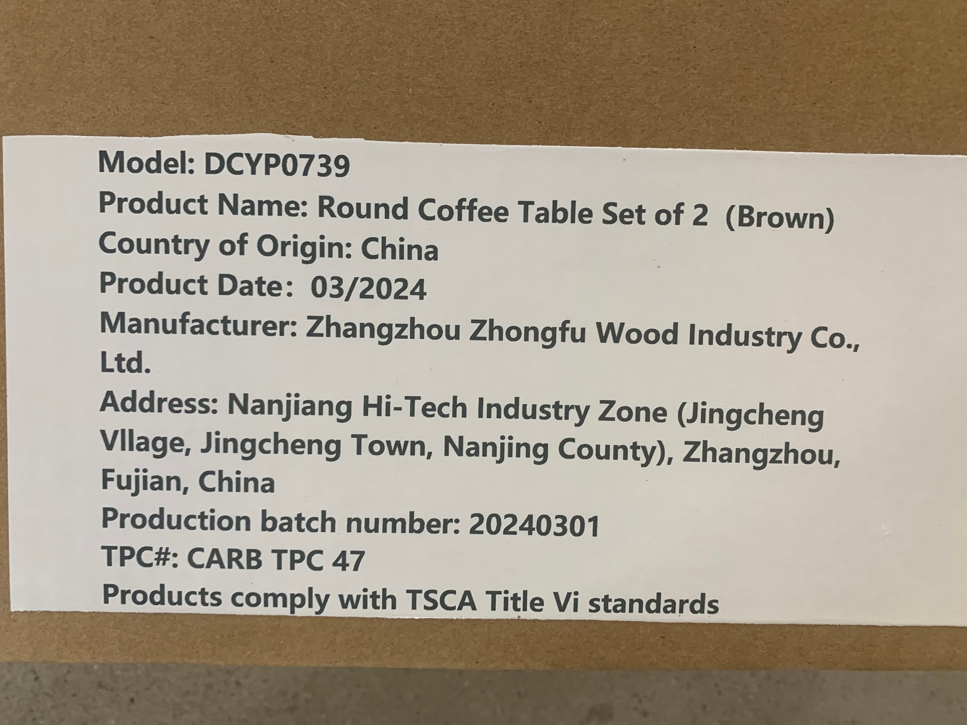 Nesting Coffee Table Set Of 2, 27.6Inch Round Coffee Table Industrial Wood Finish With Sturdy Metal Frame, End Table Side Tables For Living Room Bedroom Balcony Yard Brown Brown Wood Metal