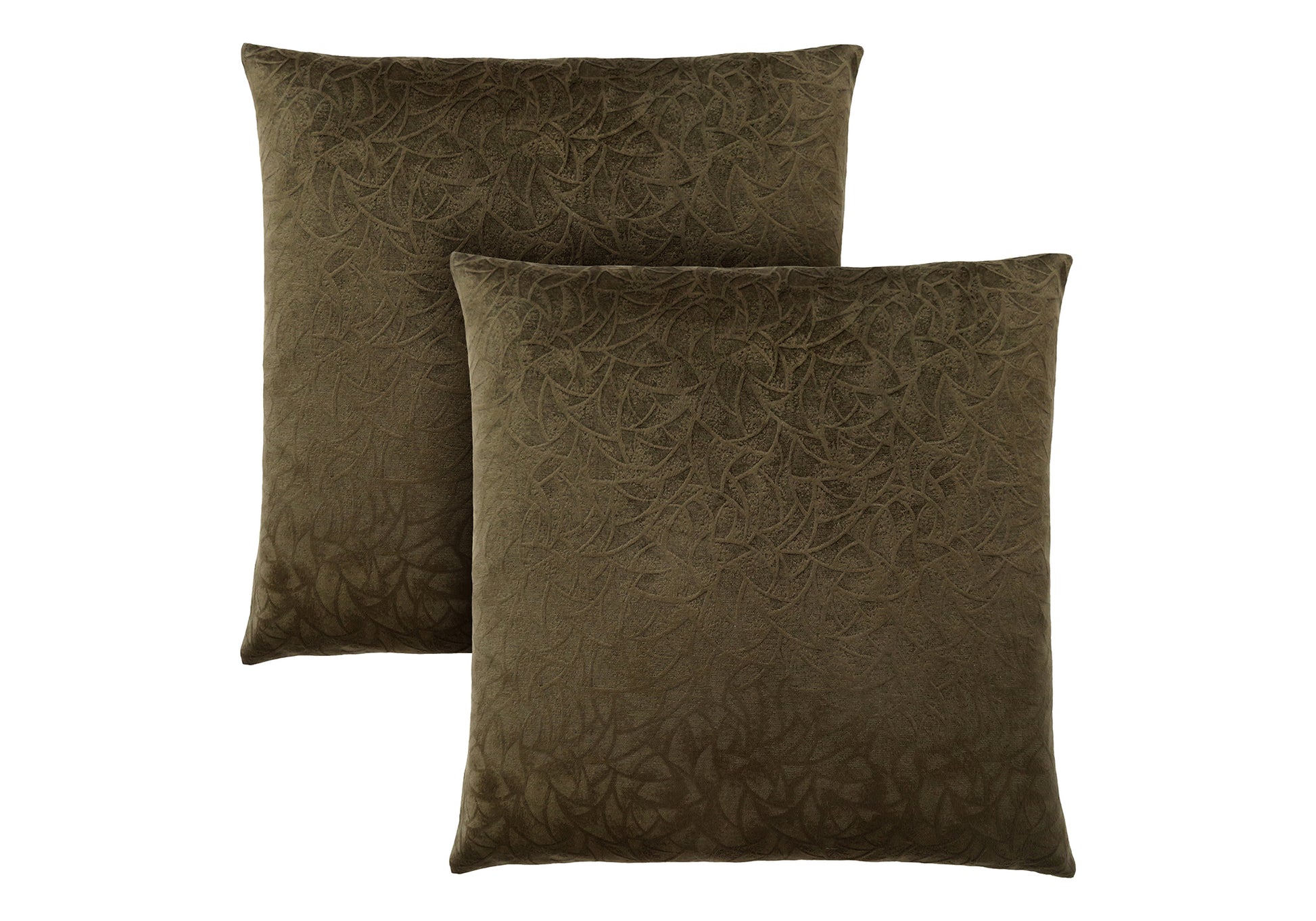 Pillows, Set Of 2, 18 X 18 Square, Insert Included, Decorative Throw, Accent, Sofa, Couch, Bedroom, Green Hypoallergenic Polyester, Modern Green Polyester Polyester