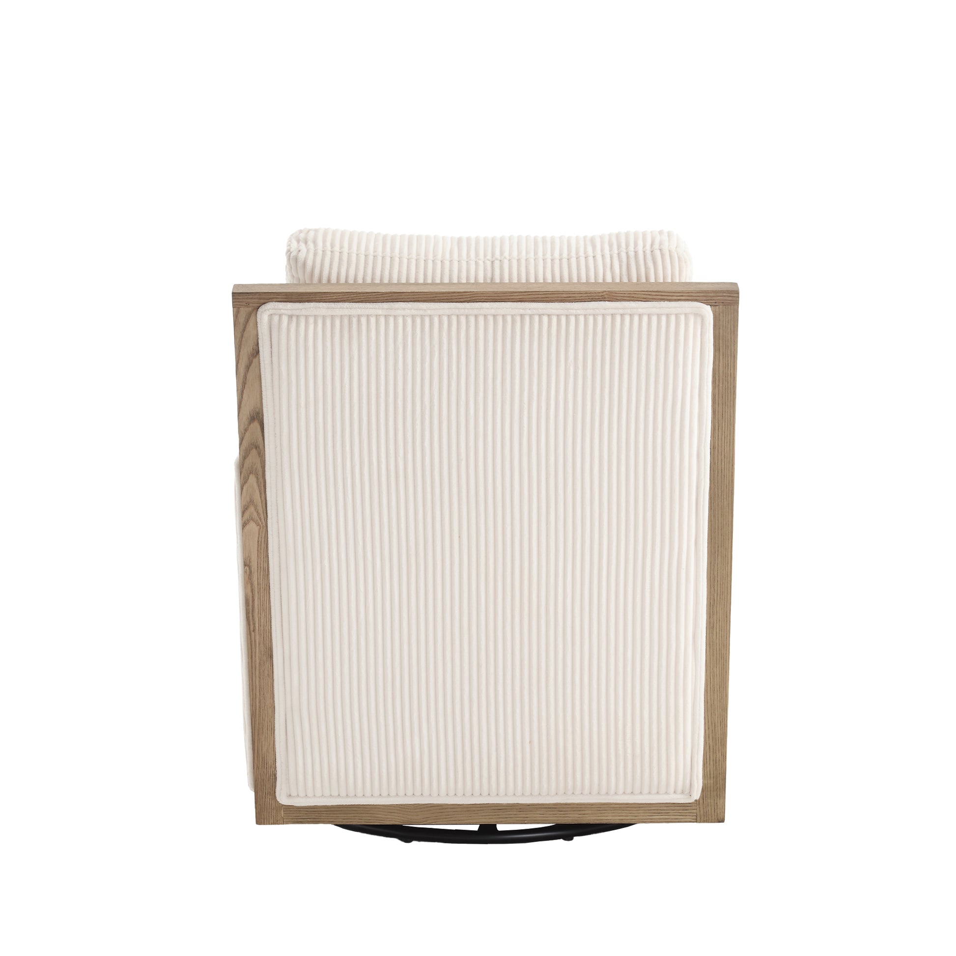 Coolmore Corduroy Swivel Barrel Chair, Comfy Accent Sofa Chair For Living Room, 360 Degree Swivel Barrel Club Chair, Leisure Arm Chair For Nursery, Hotel, Bedroom, Office, Lounge Beige Beige Primary Living Space Foam Corduroy