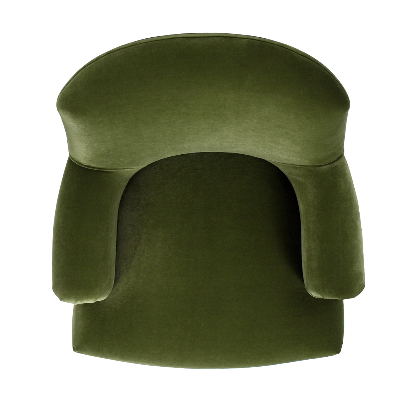 Eloise 30" Pleated Sock Arm Accent Armchair, Olive Green Performance Velvet Olive Green Foam Velvet