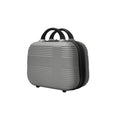 Luggage 4 Piece Set With Spinner Wheels, Hardshell Lightweight Suitcase With Tsa Lock,Checked Luggage,Silver Gray 12 20 24 28In Silver Grey Abs