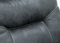 Korka Gray Swivel Gliding Recliner Dark Gray Primary Living Space Foam Engineered Wood