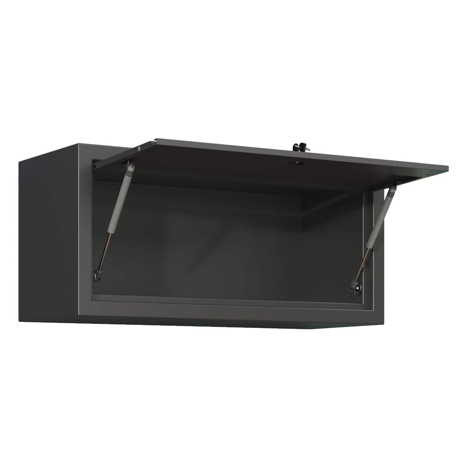 Heavy Duty Metal Wall Mounted Tool Storage Cabinet Steel Metal Garage Storage Cabinet For Garage Workshop Assembly Required Black Modern Metal