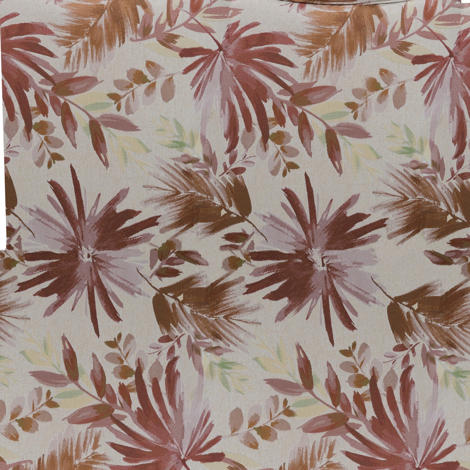 Verma Red Floral Accent Chair Red Foam Engineered Wood