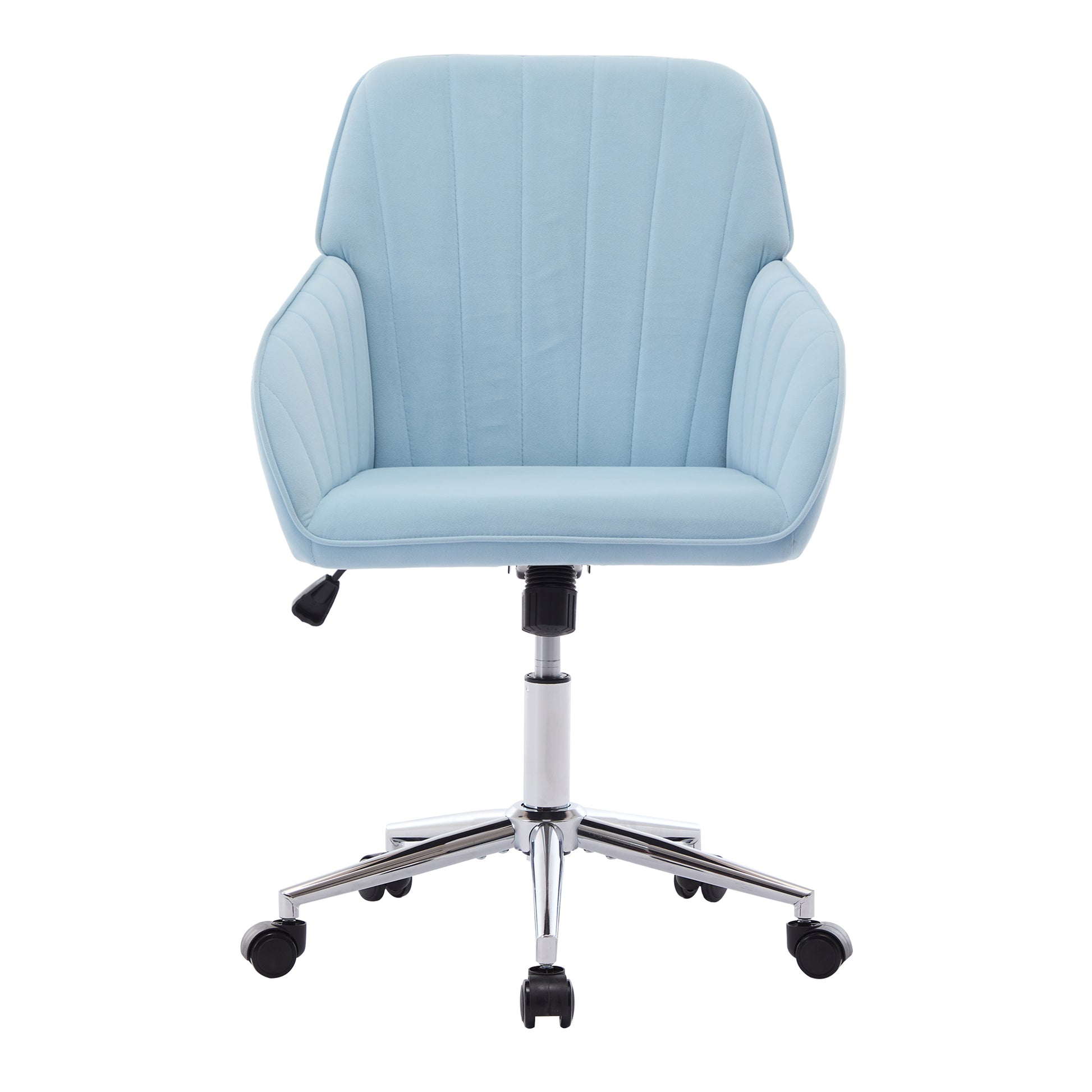 Ty Office Chair Baby Blue Velvet