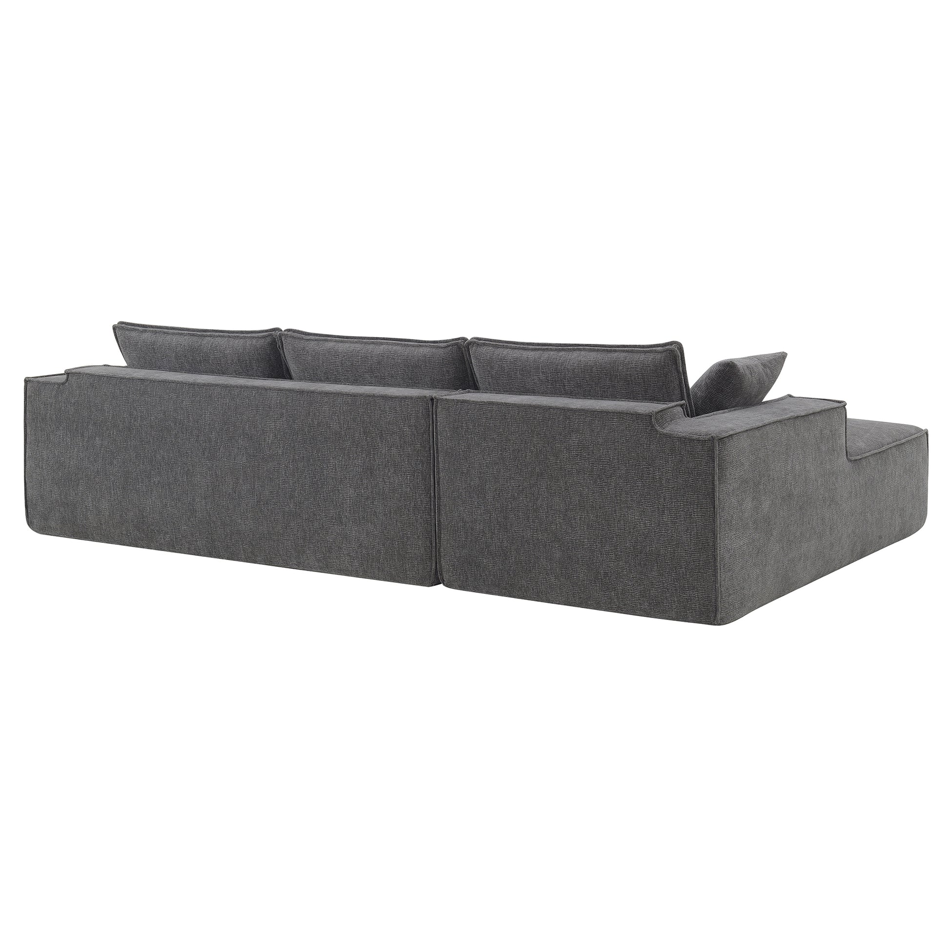 9587G Package Gray Chenille 1 Seat