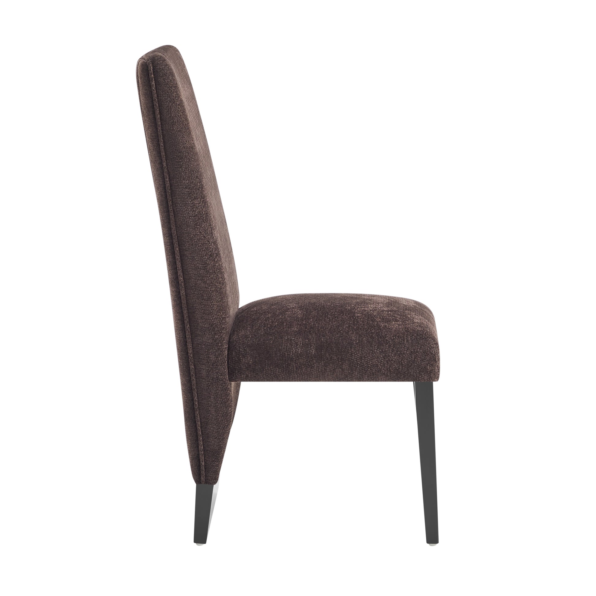 Stacey Brown Dining Chair Solid Brown Dining Room Foam Wipe Clean Square Modern Side Chair Rubberwood Solid Back 1 Foam Rubber Wood