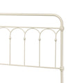Citron White Finish Full Bed White Metal