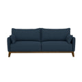 Varia Blue Sofa Blue Foam Solid Wood 2 Seat