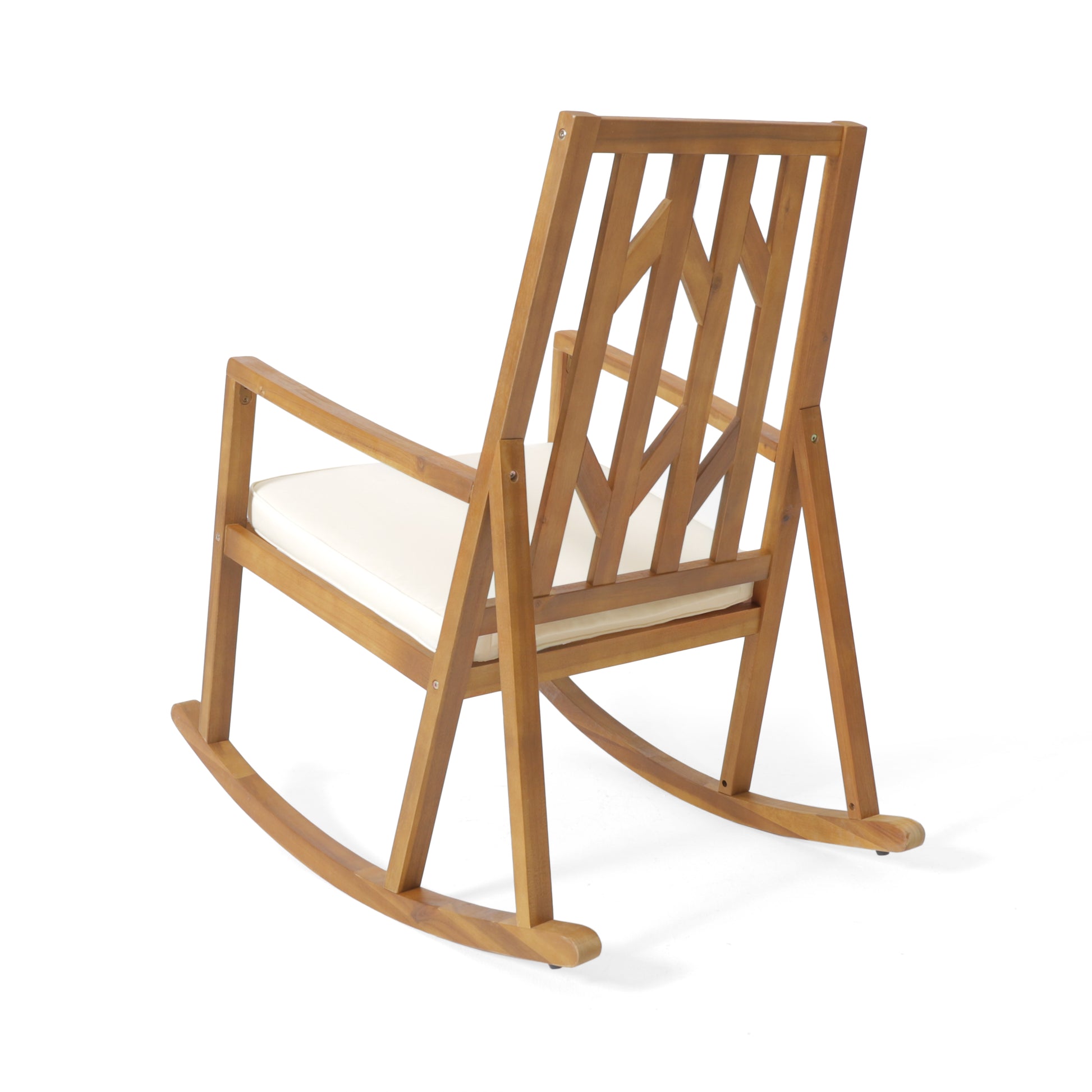 Nuna Rocking Chair With Cushion 5Cm Teak Acacia Wood