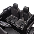 24V Two Seater Kids Ride On Car W Parents Remote Control, Licensed Toyota Lc250,2Wd,110W Motors,With Shovel,Three Point Seat Belt,Slow Start,Speed Adjustment,Bluetooth,Music For Kids Aged 3 . Black 100 149 Lbs Polypropylene