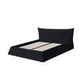 King Size Upholstered Platform Bed With Special Shaped Velvet Headboard, Metal & Solid Wood Frame,Black Box Spring Not Required King Black Pine Velvet Velvet