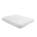 Overfilled Deep Pocket Mattress Pad White Full White Nylon Full