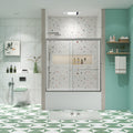 Bathtub Bypass Shower Door, Sliding Door, With 1 4