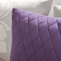 Printed Cotton Sateen Comforter Set Taupe Grey Purple Cal King California King Purple Cotton