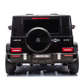 24V 2 Seater Kids Ride On Car Licensed Mercedes Benz G63 Powerful 4Wd For Kids Ages 3 8, With 7Ah Big Battery, Remote Control, Soft Braking, 4 Wheel Suspension, Led Headlight & Music,Black Black Polyethylene