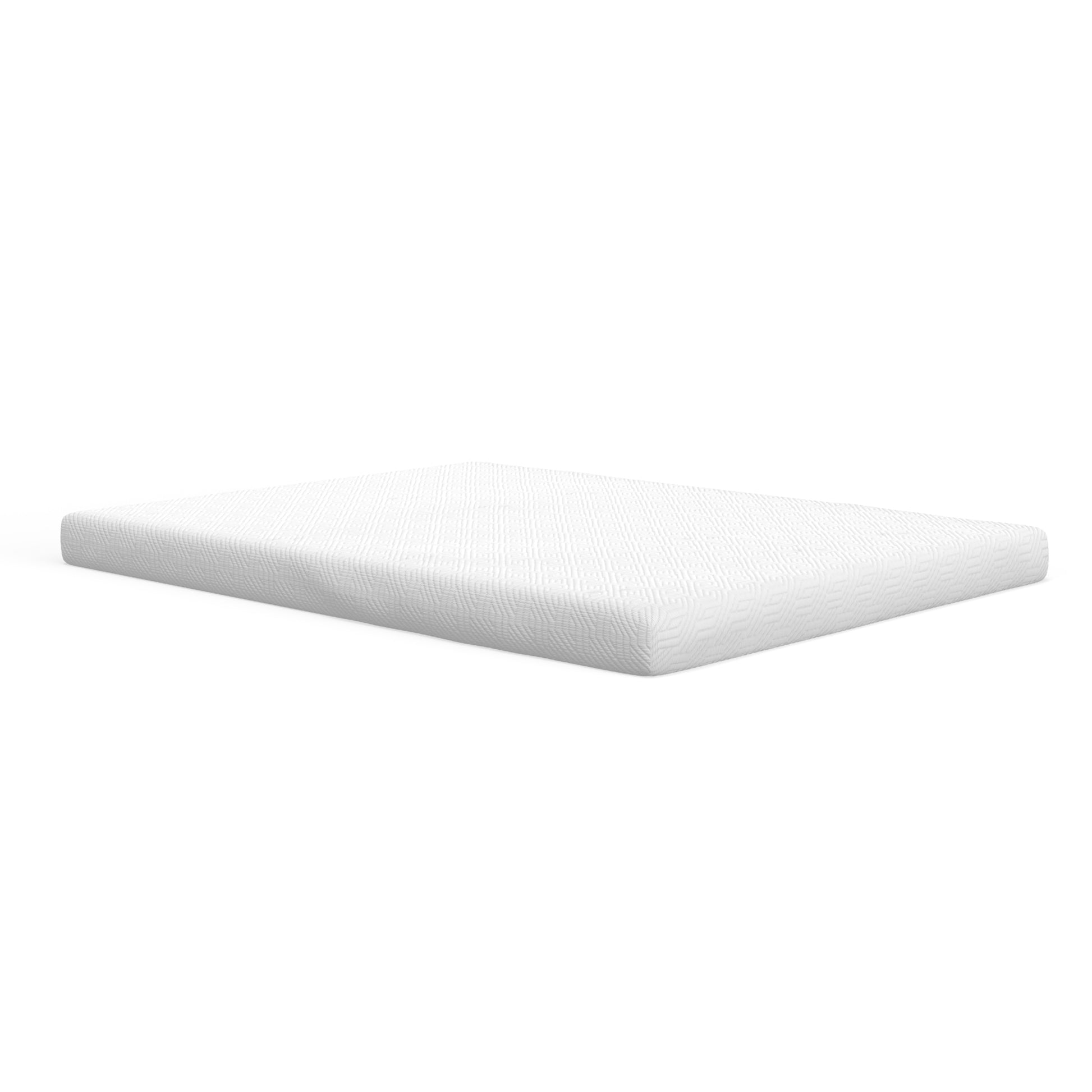 6" Essentials Gel Infused Memory Foam Mattress Twin White Foam Twin