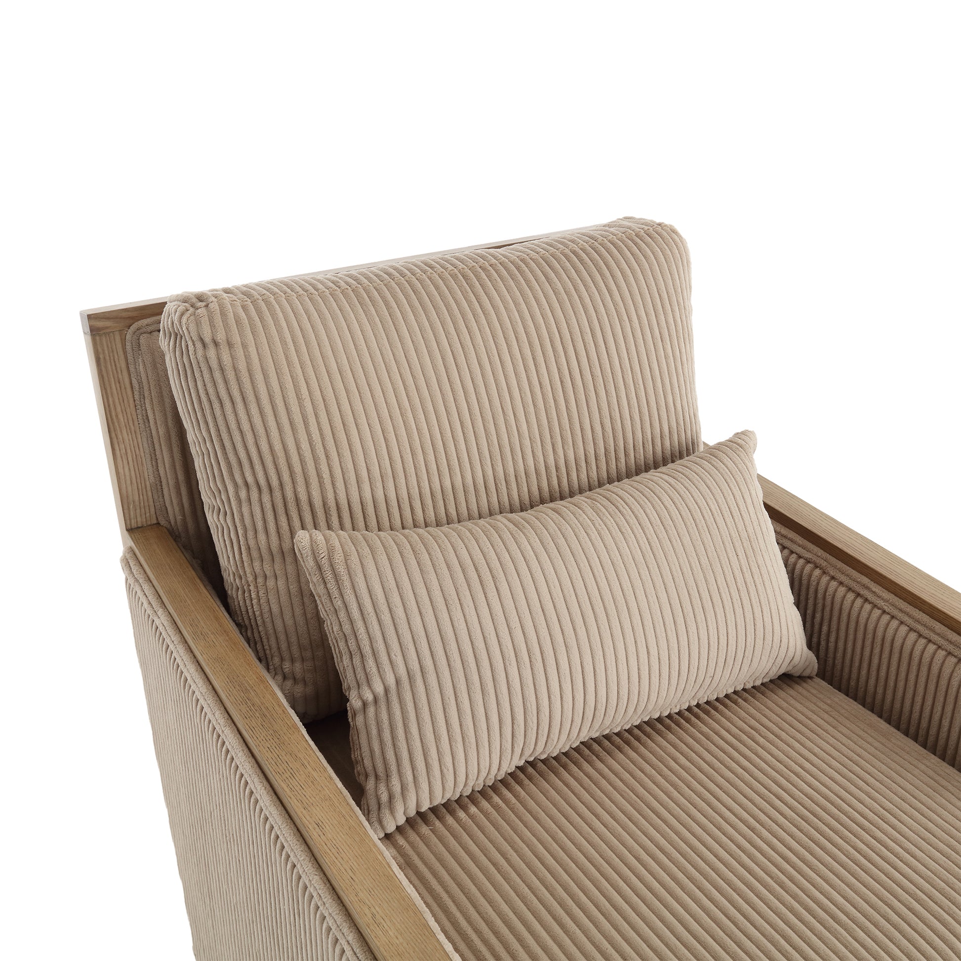 Coolmore Corduroy Swivel Barrel Chair, Comfy Accent Sofa Chair For Living Room, 360 Degree Swivel Barrel Club Chair, Leisure Arm Chair For Nursery, Hotel, Bedroom, Office, Lounge Camel Camel Primary Living Space Foam Corduroy