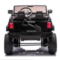 24V Two Seater Kids Ride On Car W Parents Remote Control, Licensed Toyota Lc250,2Wd,110W Motors,With Shovel,Three Point Seat Belt,Slow Start,Speed Adjustment,Bluetooth,Music For Kids Aged 3 . Black 100 149 Lbs Polypropylene