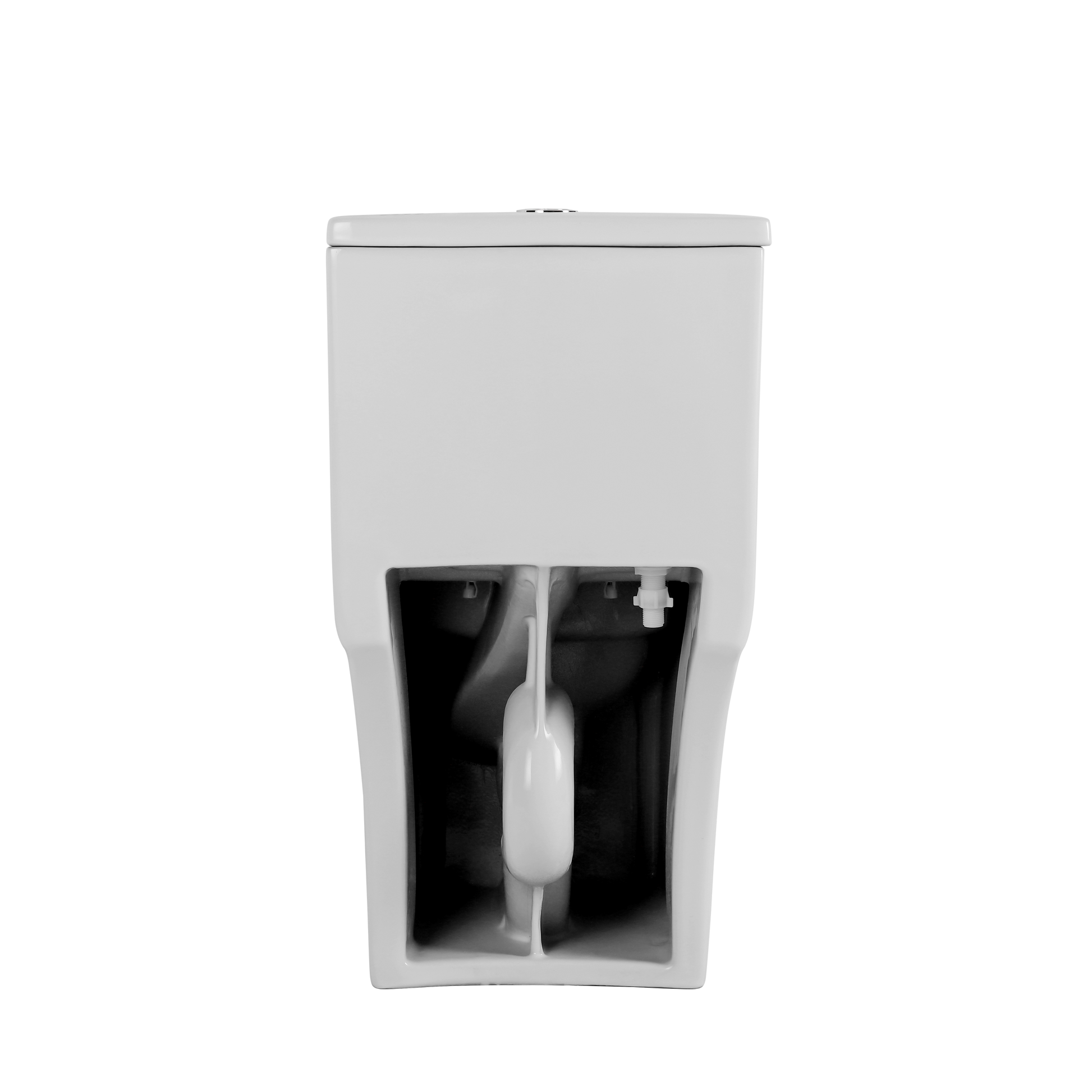 1.1 1.6 Gpf Elongated Comfort Height Floor Mounted One Piece Toilet, Cupc Certified, Watersense Cetified, Ceramic, White Color, Soft Close Seat White Ceramic