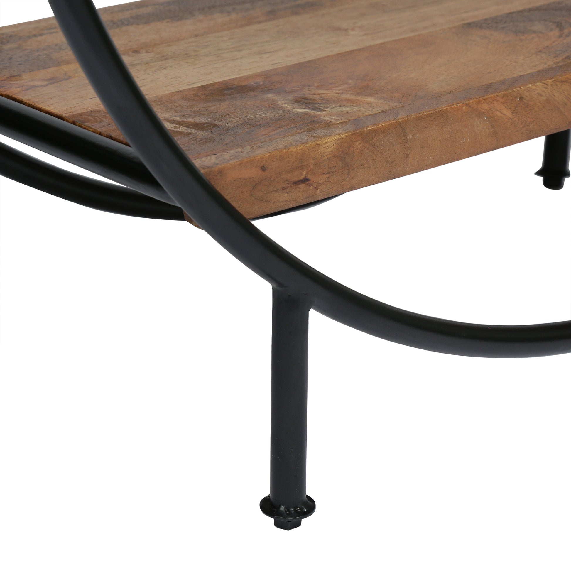 Round Shelf Natural Wood