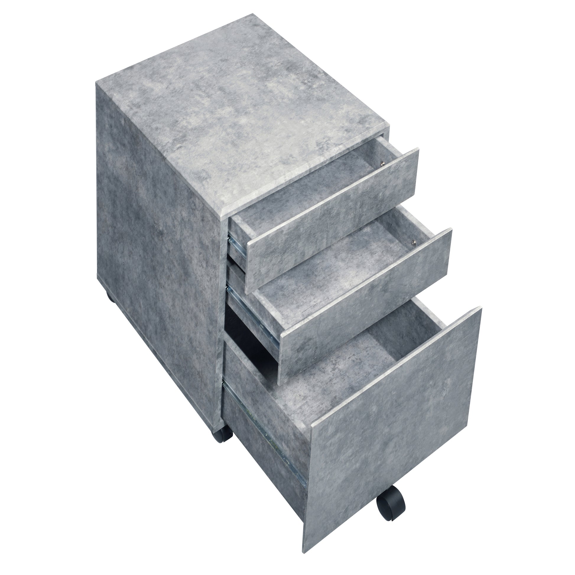 Silver 3 Drawer File Cabinet Filing Cabinets 3 4 Drawers Silver Office Drawers Included Industrial Wood