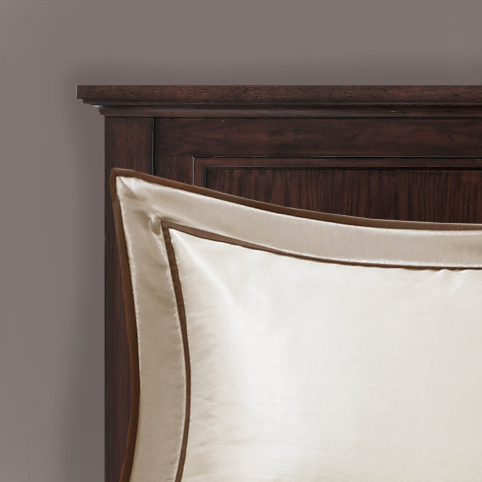 7 Piece Comforter Set Taupe Brown Queen Queen Taupe Brown Polyester