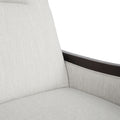 Recliner Chair Beige Fabric