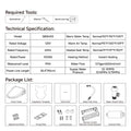 Smart Bidet Toilet Seat With Side Knob Adjustable Heated Seat With Water Temperature And Pressure Adjustment Portable Bidet With Automatic Nozzle Cleaning White Plastic