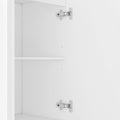 White Modern Buffet Cabinet With Storage, Fluted Sideboard Large Buffet With Adjustable Shelves, Credenza, Accent Cabinet Console Table White Mdf