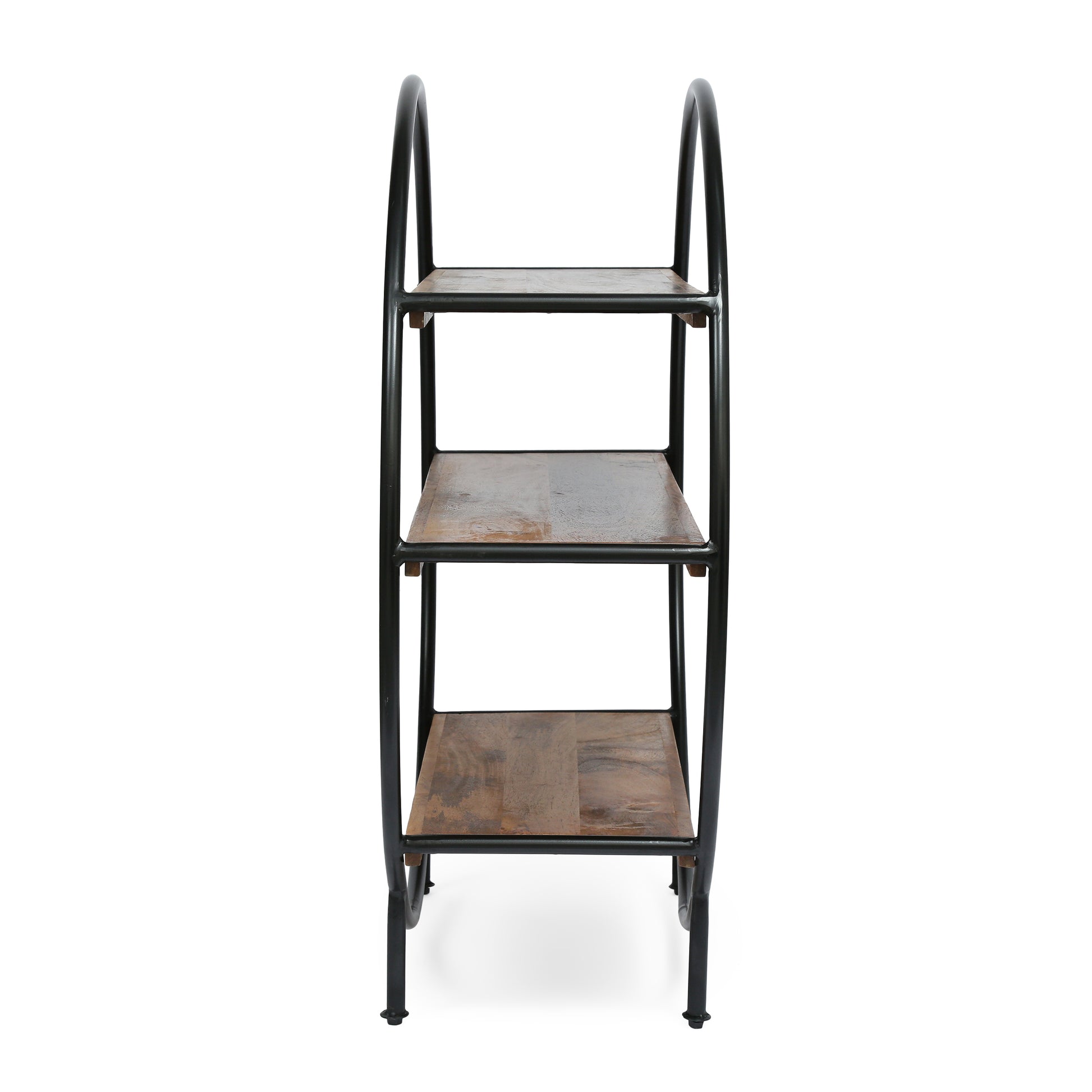 Round Shelf Natural Wood