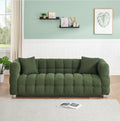 Green Teddy Fleece Sofa 80